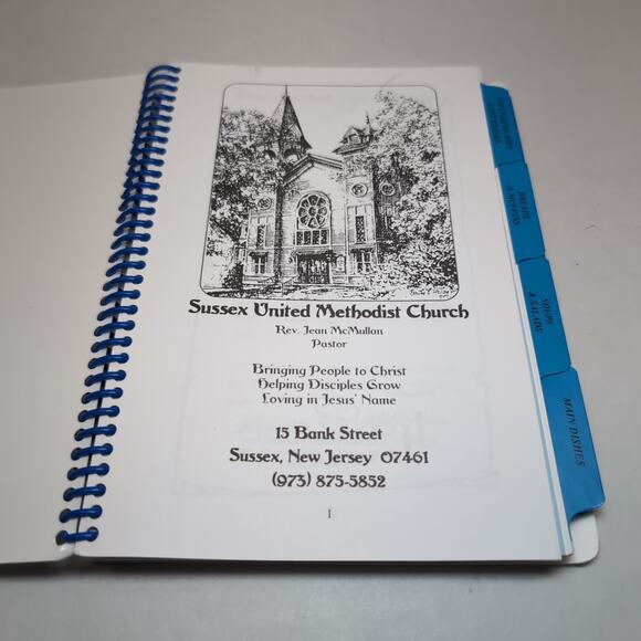 Lot of 2 Sussex United Methodist Church Community Cookbook NJ New Jersey - Picture 7 of 16